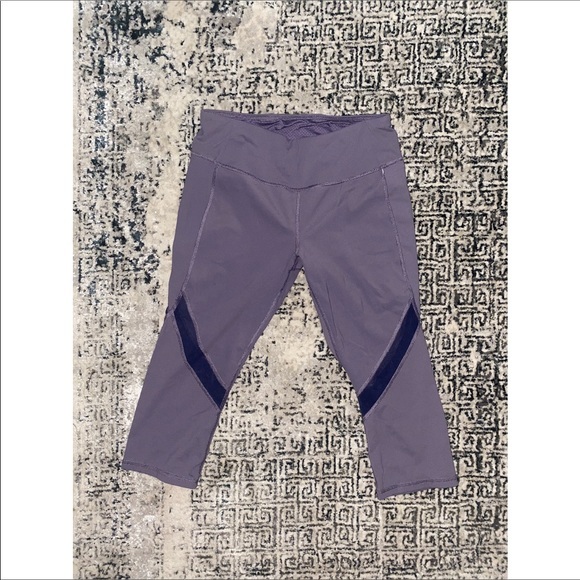 CALIA By Carrie Underwood Cropped Exercise Leggings | Size M Lavender Purple - Picture 1 of 6